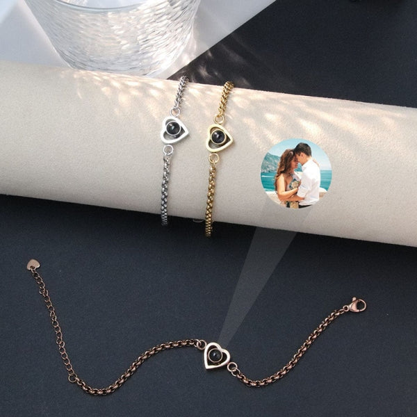 BRACELET AMOUR ET AMITIÉ PHOTO PERSONNALISÉ