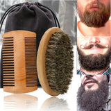 BROSSE A BARBE PROFESSIONNELLE EN POIL DE SANGLIER