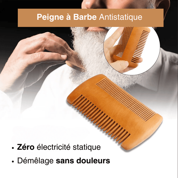 BROSSE A BARBE PROFESSIONNELLE EN POIL DE SANGLIER