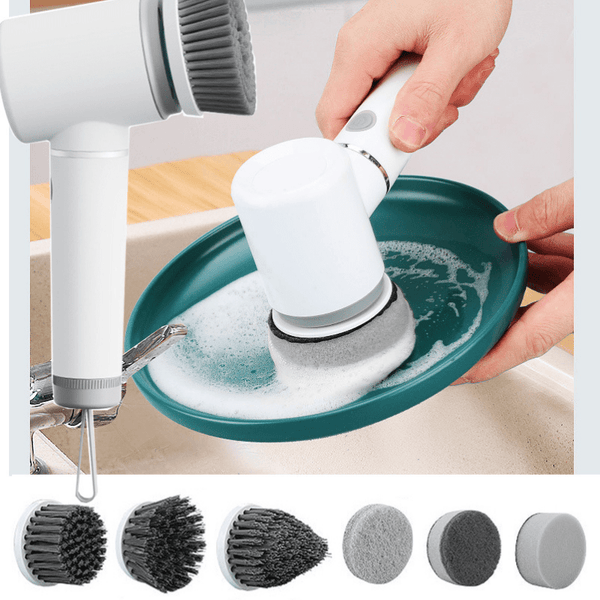 BROSSE DE NETTOYAGE ÉLECTRIQUE PROFESSIONNELLE POUR MÉNAGE