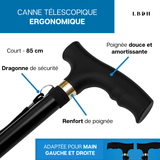 CANNE DE MARCHE TÉLÉSCOPIQUE