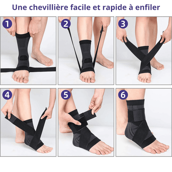 CHEVILLÈRE SOUPLE SPÉCIALE ENTORSE