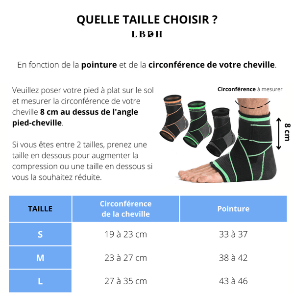 CHEVILLÈRE SOUPLE SPÉCIALE ENTORSE