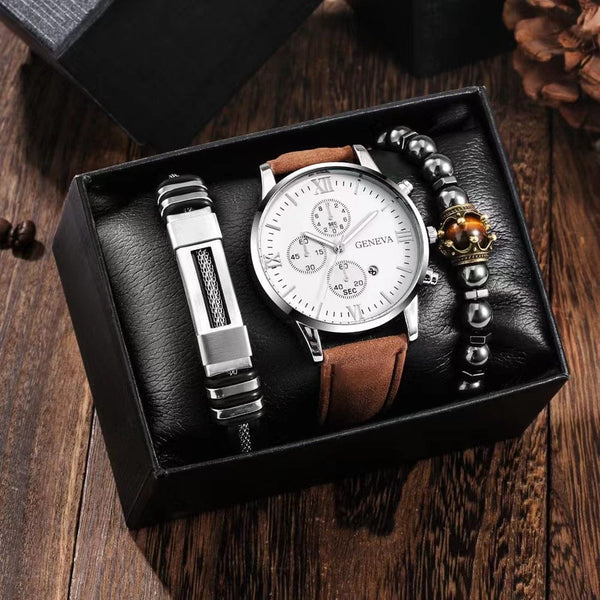 Coffret Cadeau Homme Montre et Bracelets – La Boutique Des Hommes