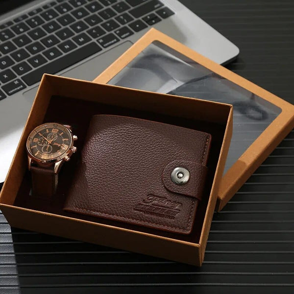 Coffret Cadeau Homme Montre et Portefeuille – La Boutique Des Hommes