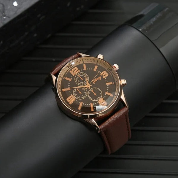 COFFRET CADEAU HOMME MONTRE ET PORTEFEUILLE