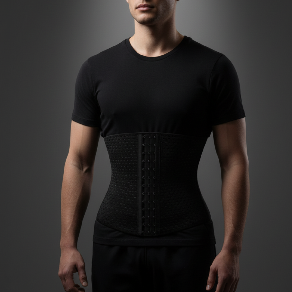 corset pour homme minceur porté