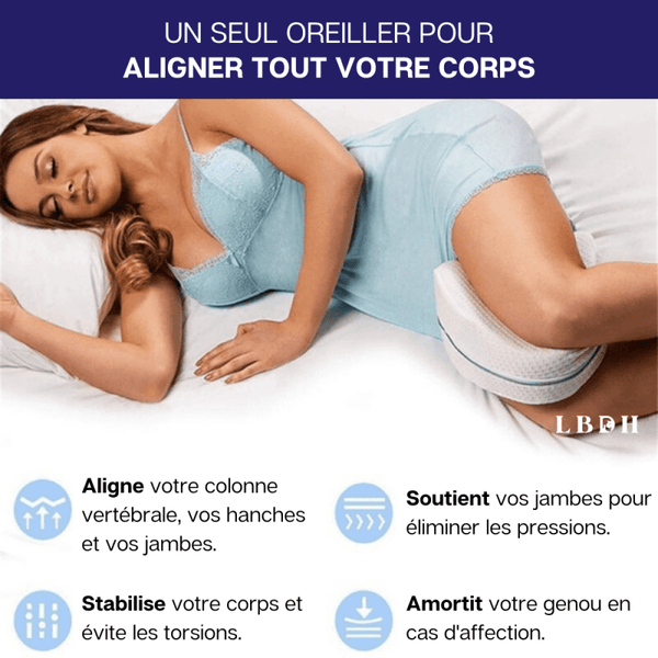 Coussin confort entre jambes