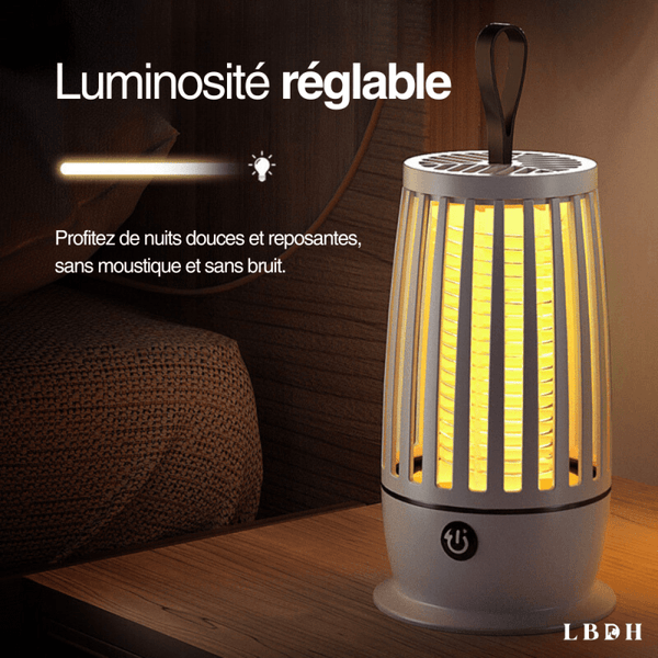 Lampe tue insecte anti moustique sur batterie sans fil autonome