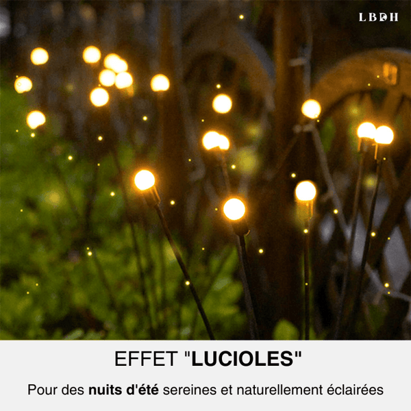 LAMPE SOLAIRE DE JARDIN EFFET LUCIOLE