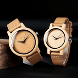 MONTRE EN BOIS DUO HOMME FEMME