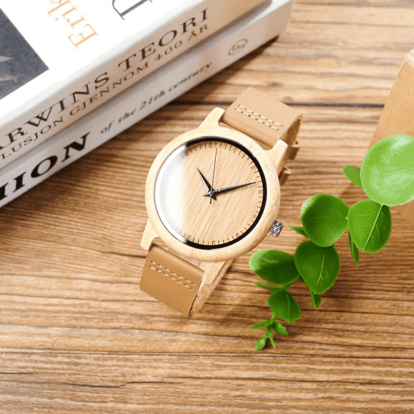 MONTRE EN BOIS DUO HOMME FEMME