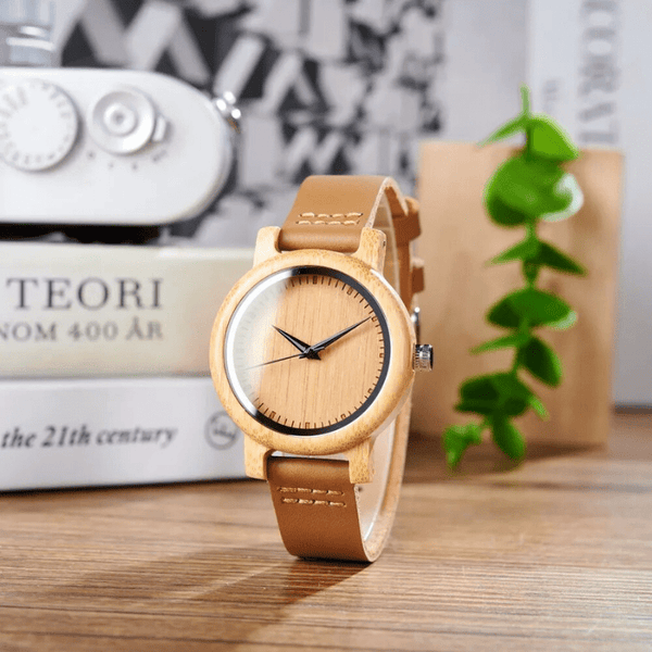 MONTRE EN BOIS DUO HOMME FEMME