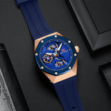 MONTRE SQUELETTE LUXE BRACELET SILICONE