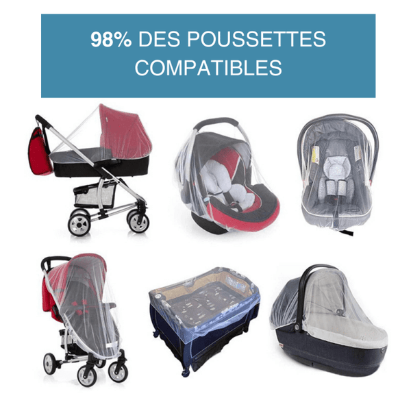 MOUSTIQUAIRE POUR POUSSETTE