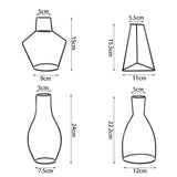 VASE DECORATIF DESIGN FLEUR SÉCHÉE