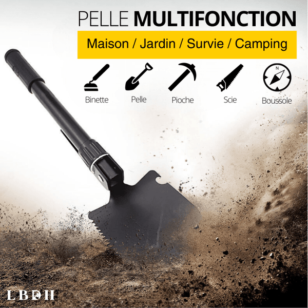 Pelle pliante multifonctions pour survie et camping – La Boutique