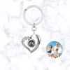 PORTE CLÉ PHOTO PERSONNALISÉ COEUR ET STRASS