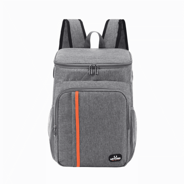 Sac à Dos Isotherme Repas Femme Gris - Port USB