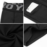 Short de compression noir pour Homme 