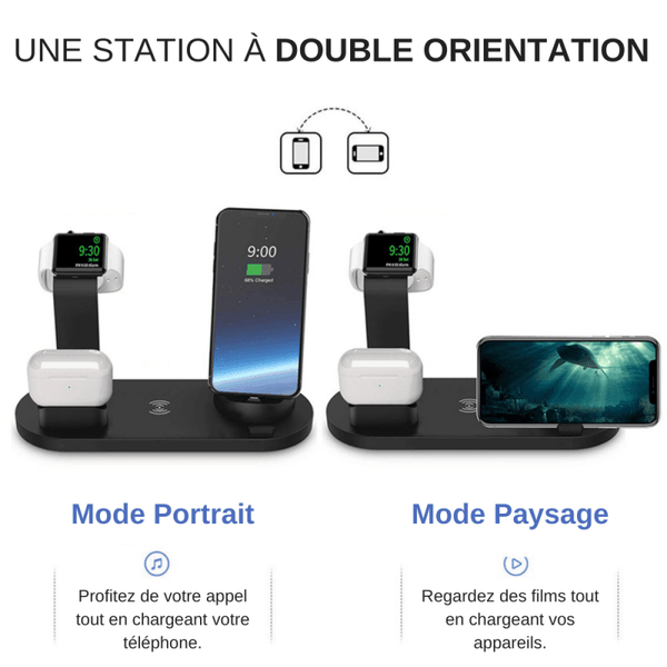 STATION DE CHARGEMENT INDUCTION APPLE