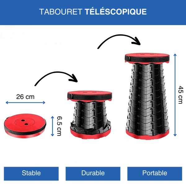 Diealles Shine Tabouret Telescopique, Amélioré Tabouret