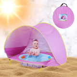 TENTE ANTI UV DE PLAGE POUR BEBE AVEC PISCINE