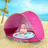 TENTE ANTI UV DE PLAGE POUR BEBE AVEC PISCINE