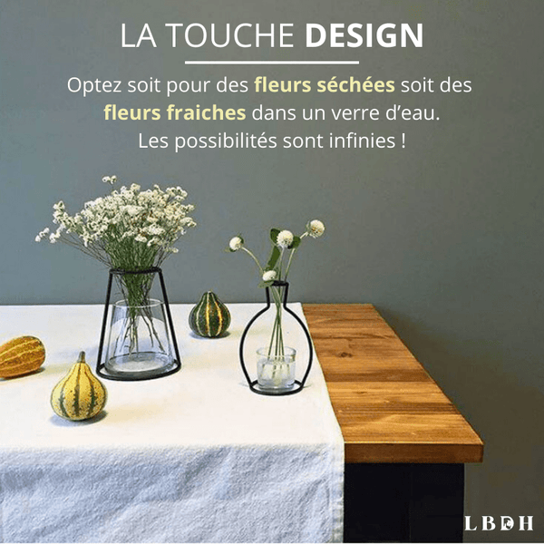 VASE DECORATIF DESIGN FLEUR SÉCHÉE