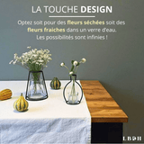 VASE DECORATIF DESIGN FLEUR SÉCHÉE
