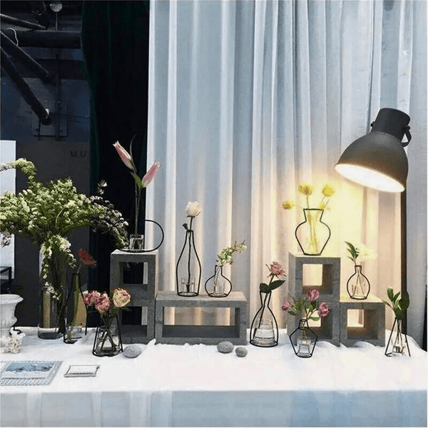 VASE DECORATIF DESIGN FLEUR SÉCHÉE