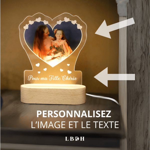 VEILLEUSE PERSONNALISEE PHOTO