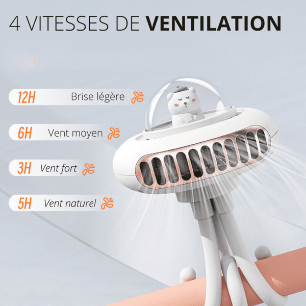 VENTILATEUR BÉBÉ POUSSETTE