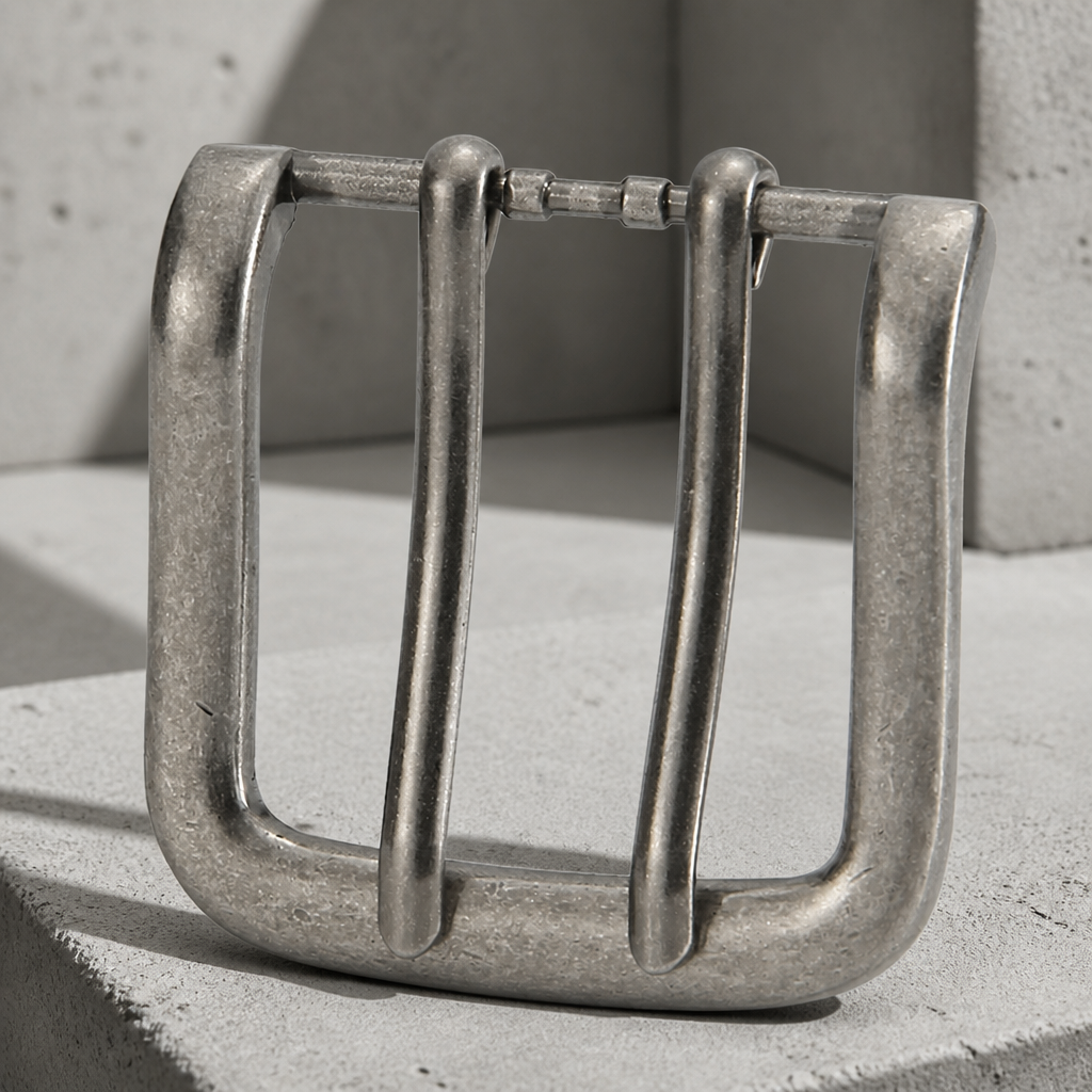 Des Finitions Exemplaires - Boucle de Ceinture Homme 40 mm, Double Ardillon