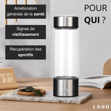 BOUTEILLE IONISEUR EAU HYDROGÉNÉE RECHARGEABLE