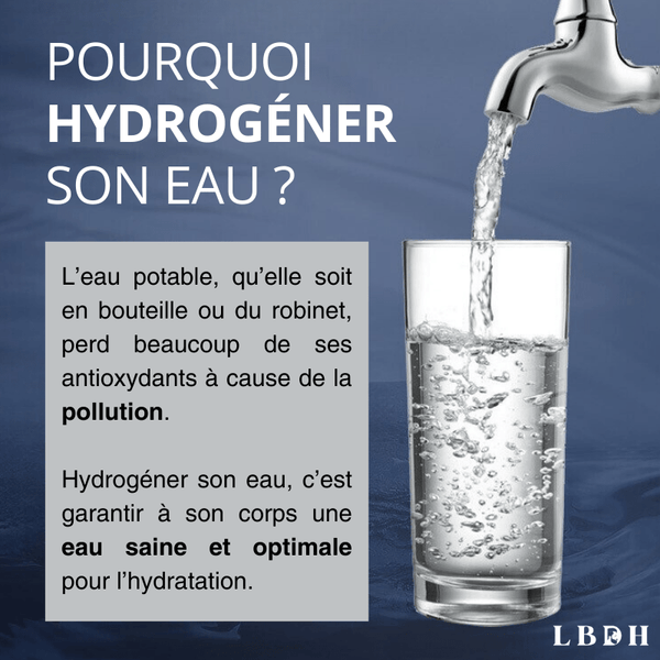 Idrogen et l'eau hydrogénée: l'eau la plus anti-oxydante au monde !