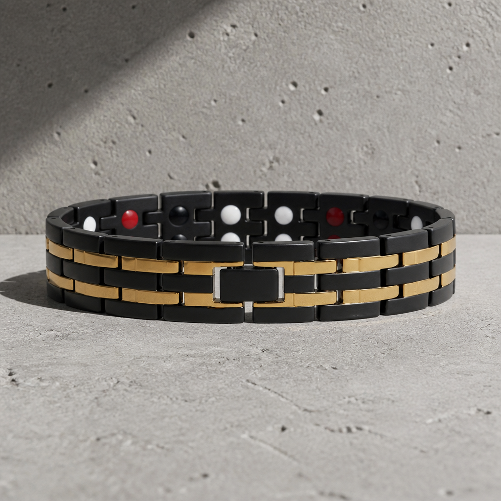 Profil du bracelet acier montrant l'épaisseur de la maille