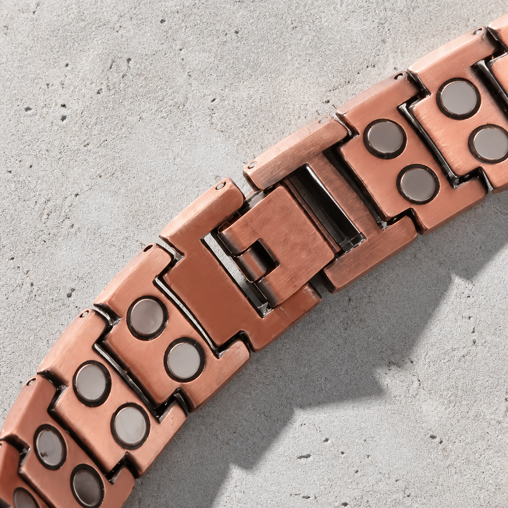 Fermoir papillon en cuivre du bracelet à maillons
