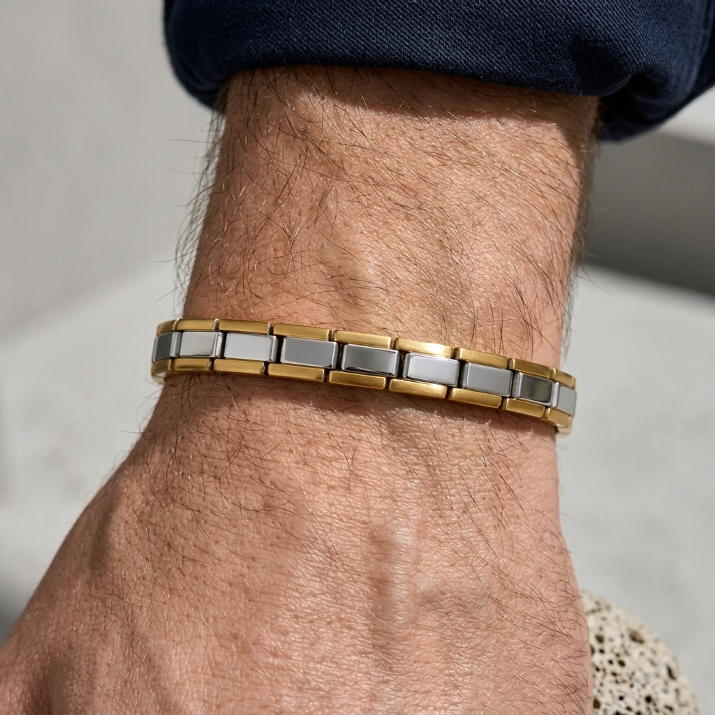 Des Finitions Exemplaires - Bracelet Italien Homme à Maillons Extensibles en Acier