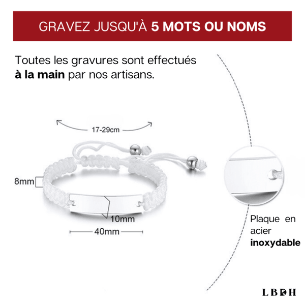 BRACELET TISSU PERSONNALISÉ