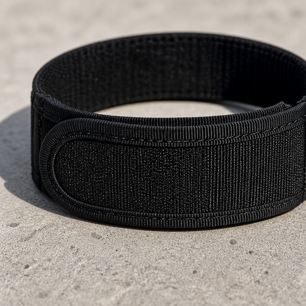 Des Finitions Exemplaires - Ceinture Homme Sans Métal Noire, Bande Auto-Agrippante