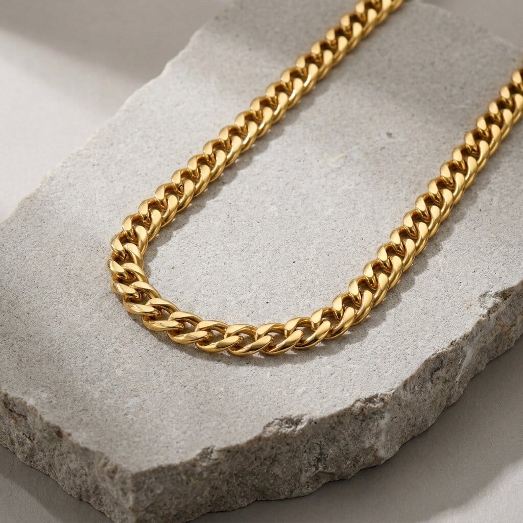 chaine en or homme acier