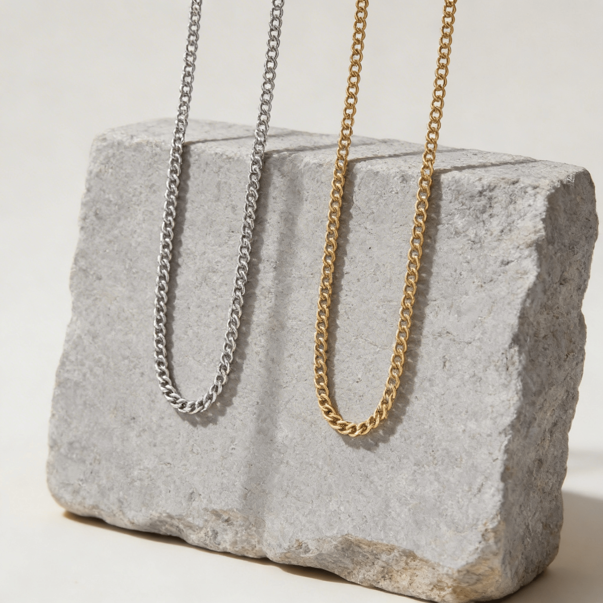 chaine-homme-acier-inoxydable-maille-gourmette-argent-or