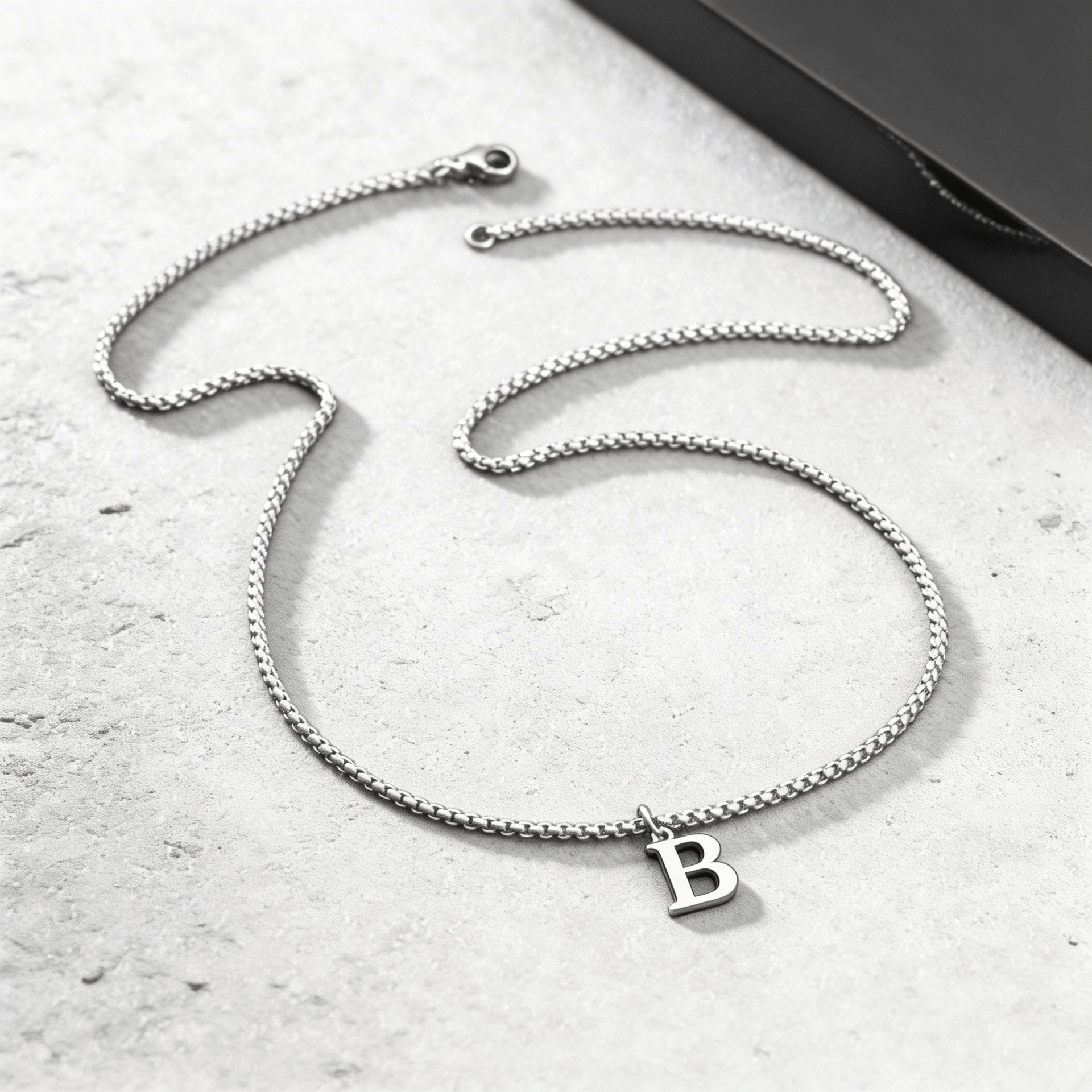 para hombre con inicial collier homme avec initiale