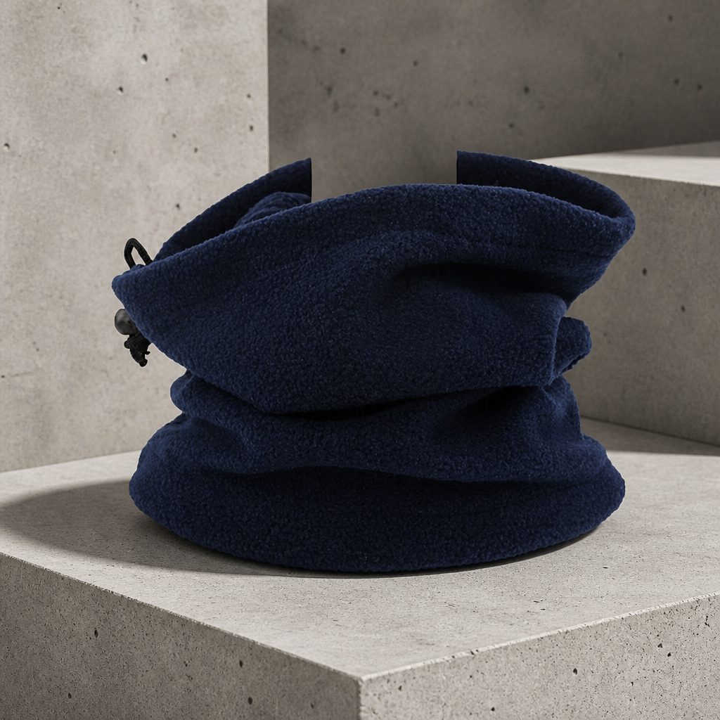 Écharpe Tour de Cou Homme en Polaire, coloris marine
