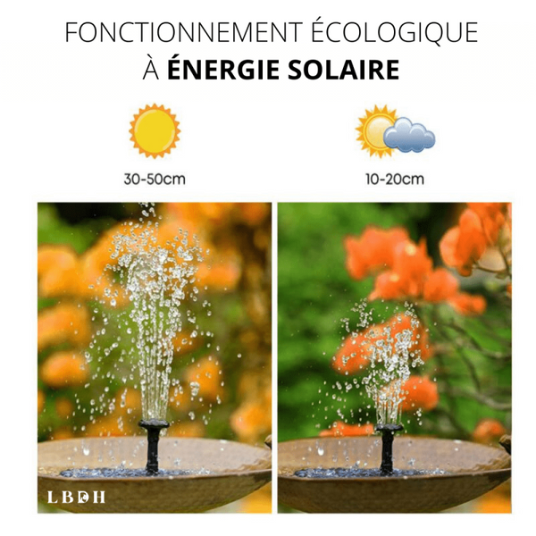 Fontaine Solaire : Idéale pour Jardins, Terrasses et Balcons. - Glam & Cosy