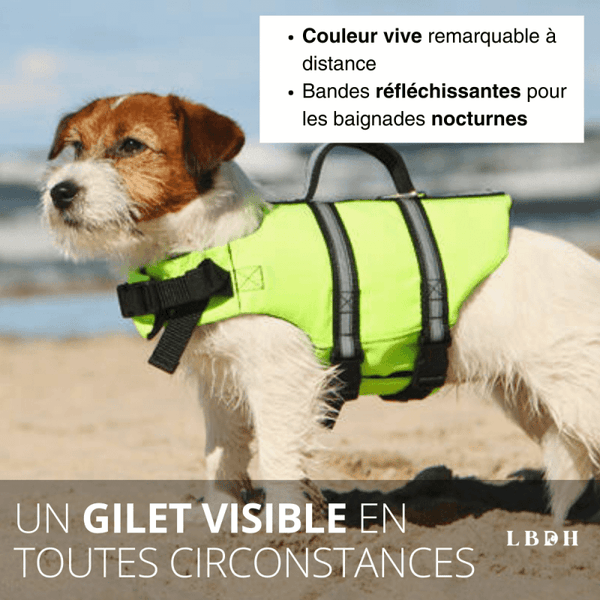 GILET DE SAUVETAGE POUR CHIEN