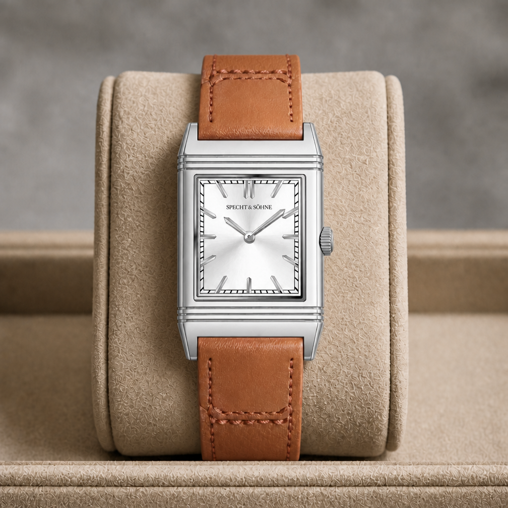 Des Finitions Exemplaires - Montre Vintage Rectangulaire pour Homme, modèle Timothée