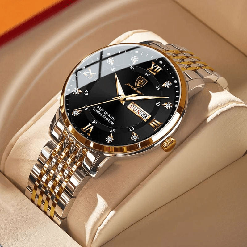 Montre Quartz Analogique Luxe