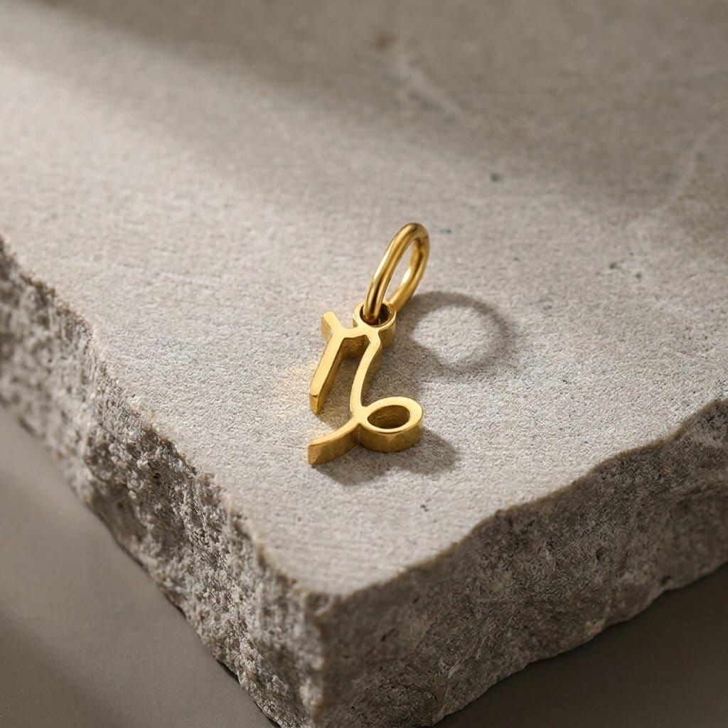pendentif signe astrologique zodiaque homme capricorne